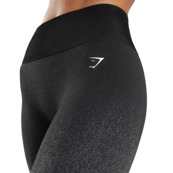 Gymshark Adapt Ombre Seamless Leggings - Black/Grey - Small - Picture 6 of 10